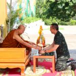 มทบ.37 ประกอบพิธีเวียนเทียน ในวันวิสาขบูชา