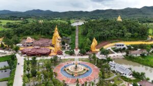 พะเยา สุดอลังการ องค์พญานาคสัตตนาคราช พญามุจรินท์ 909 เมตร โอบล้อมภูเขาใหญ่สุดในโลก