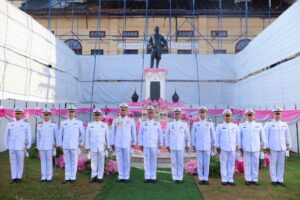 มทบ.37/กอ.รมน.จังหวัดเชียงรายร่วมพิธีวางพวงมาลา ถวายราชสดุดี พระบาทสมเด็จพระจุลจอมเกล้าเจ้าอยู่หัว