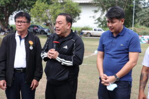 พิษณุโลก “จุติ ไกรฤกษ์””เปิดการแข่งขันฟุตบอล 7 คน ใน”วันพ่อแห่งชาติ”