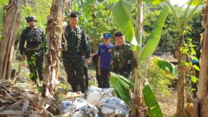 เชียงราย  ปะทะรับปีใหม่ ชายแดนดอยผาหมี ยึดยาบ้า 2.2 ล้านเม็ด