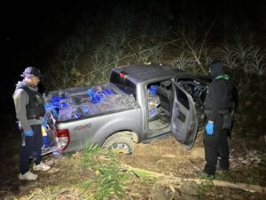 เชียงราย ไล่ล่ากระบะแหกด่านตรวจ ขนยาบ้า 3 ล้านเม็ด