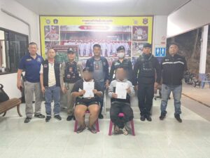 ตำรวจเกาะช้าง ด่านกิ่วทัพยั้งแม่จัน สกัดจับกุม 2 ผู้ต้องหา คดียาเสพติด