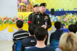 ผบ.มทบ.37 ตรวจเยี่ยมและสังเกตการณ์ ตรวจเลือกทหารกองเกินเข้ารับราชการทหารกองประจำการ