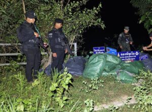 นรข. เชียงราย – ทหารพราน 3103 ยึดยาบ้า  6 ล้านเม็ด