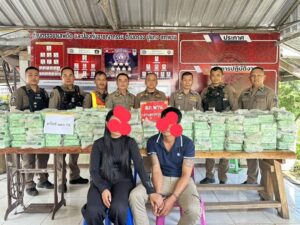 เชียงราย ด่านปูแกงรวบ 2 ผัวเมียหนองคาย ทำช่องลับขนไอซ์บิ๊กล็อต 350 กก. รับจ้างขนเป็นครั้งที่ 4 ค่าจ้างรอบละ 3 แสน